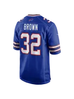 Men's Buffalo Bills Kyron Brown Nike Royal Game Jersey