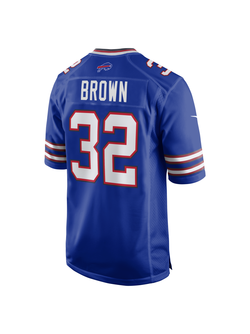 Men's Buffalo Bills Kyron Brown Nike Royal Game Jersey