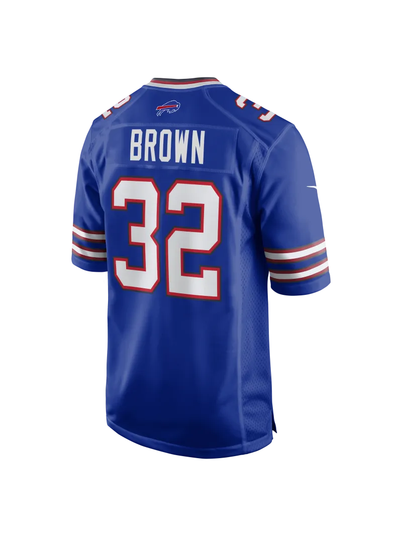 Men's Buffalo Bills Kyron Brown Nike Royal Game Jersey