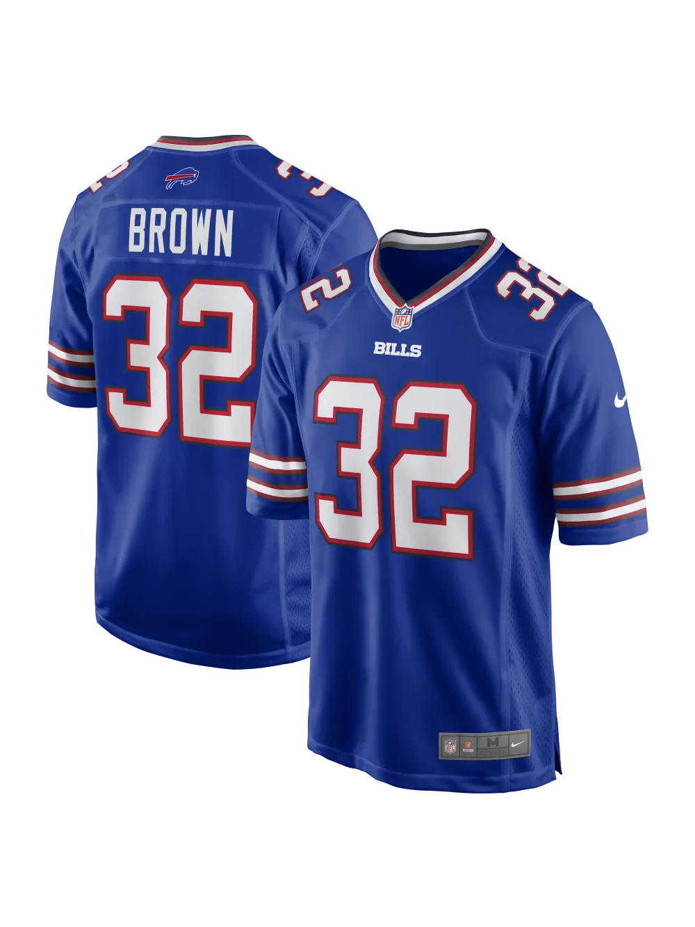 Men's Buffalo Bills Kyron Brown Nike Royal Game Jersey