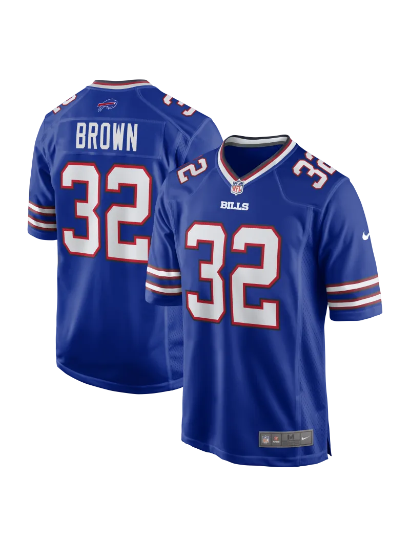 Men's Buffalo Bills Kyron Brown Nike Royal Game Jersey