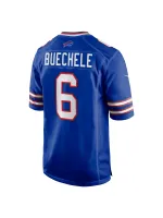 Men's Buffalo Bills Shane Buechele Nike Royal Team Game Jersey