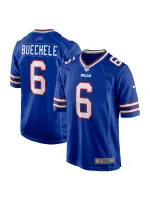Men's Buffalo Bills Shane Buechele Nike Royal Team Game Jersey
