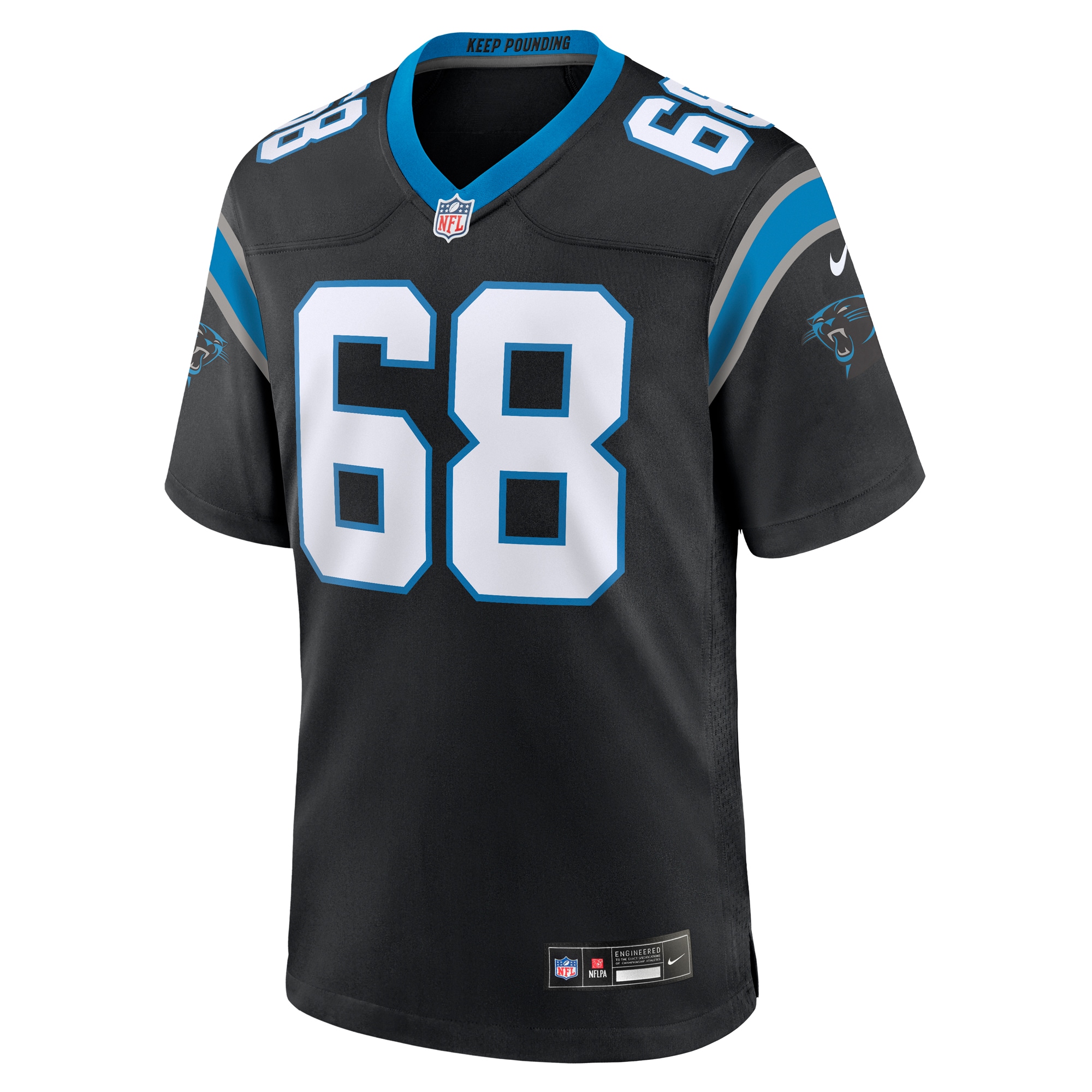 Men's Carolina Panthers Cade Mays Nike Black Team Game Jersey