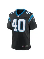 Men's Carolina Panthers Deion Jones Nike Black Game Jersey