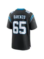 Men's Carolina Panthers J.D. DiRenzo Nike Black Game Jersey