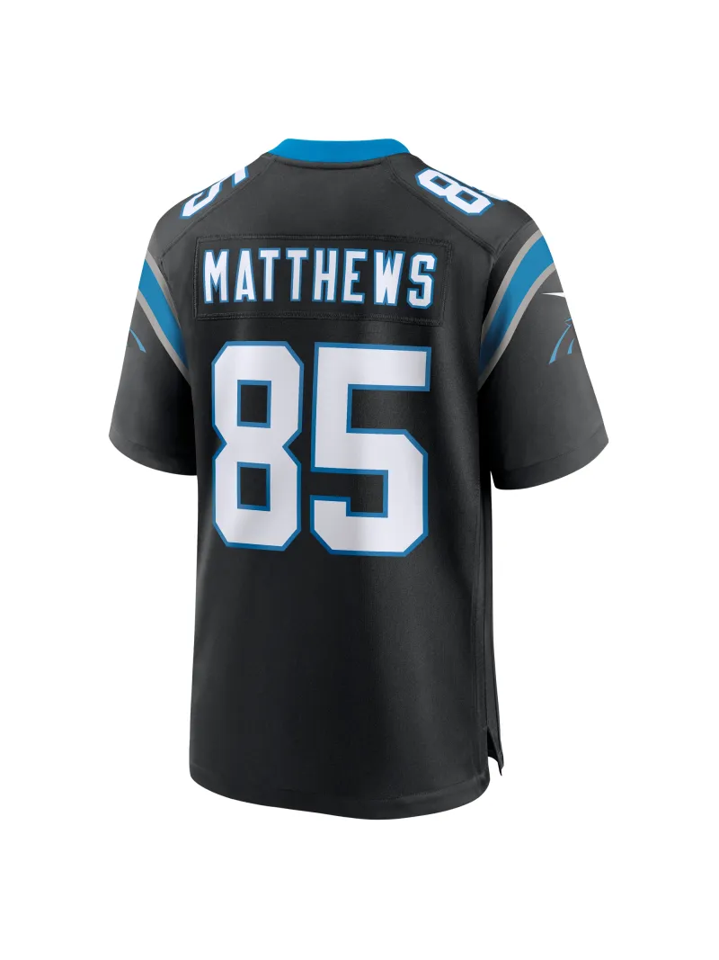 Men's Carolina Panthers Jordan Matthews Nike Black Game Jersey