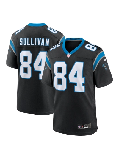 Men's Carolina Panthers Stephen Sullivan Nike Black Team Game Jersey 01