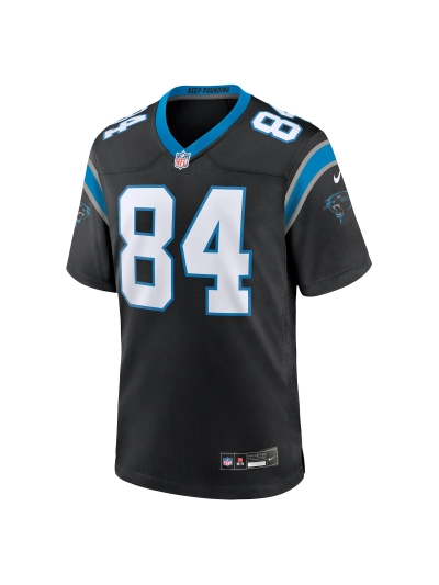 Men's Carolina Panthers Stephen Sullivan Nike Black Team Game Jersey 02