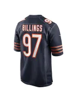 Men's Chicago Bears Andrew Billings Nike Navy Game Jersey