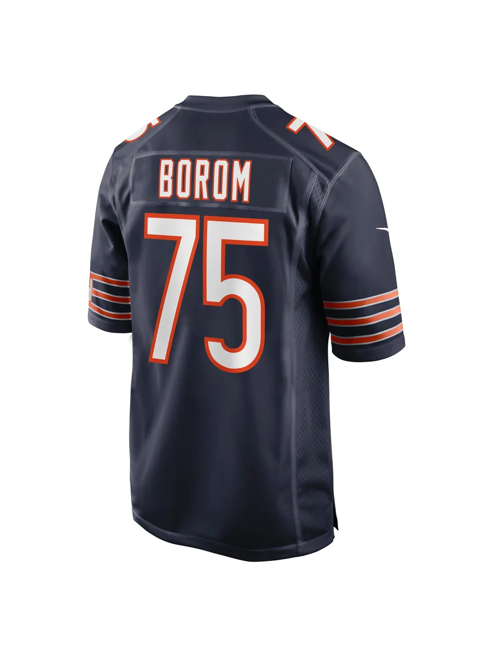 Men's Chicago Bears Larry Borom Nike Navy Game Jersey