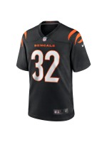 Men's Cincinnati Bengals Trayveon Williams Nike Black Game Jersey