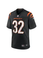 Men's Cincinnati Bengals Trayveon Williams Nike Black Game Jersey