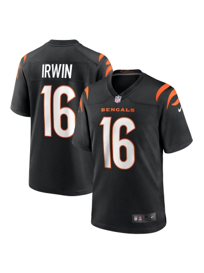 Men's Cincinnati Bengals Trenton Irwin Nike Black Game Player Jersey 01