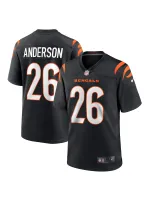 Men's Cincinnati Bengals Tycen Anderson Nike Black Game Player Jersey