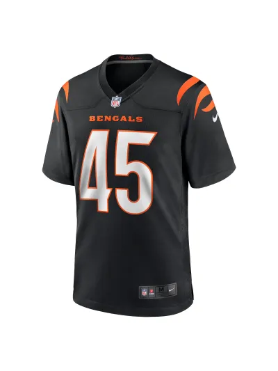 Men's Cincinnati Bengals Tyler Murray Nike Black Team Game Jersey 02