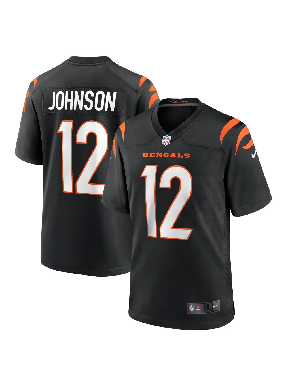Men's Cincinnati Bengals Tyron Johnson Nike Black Home Game Player Jersey