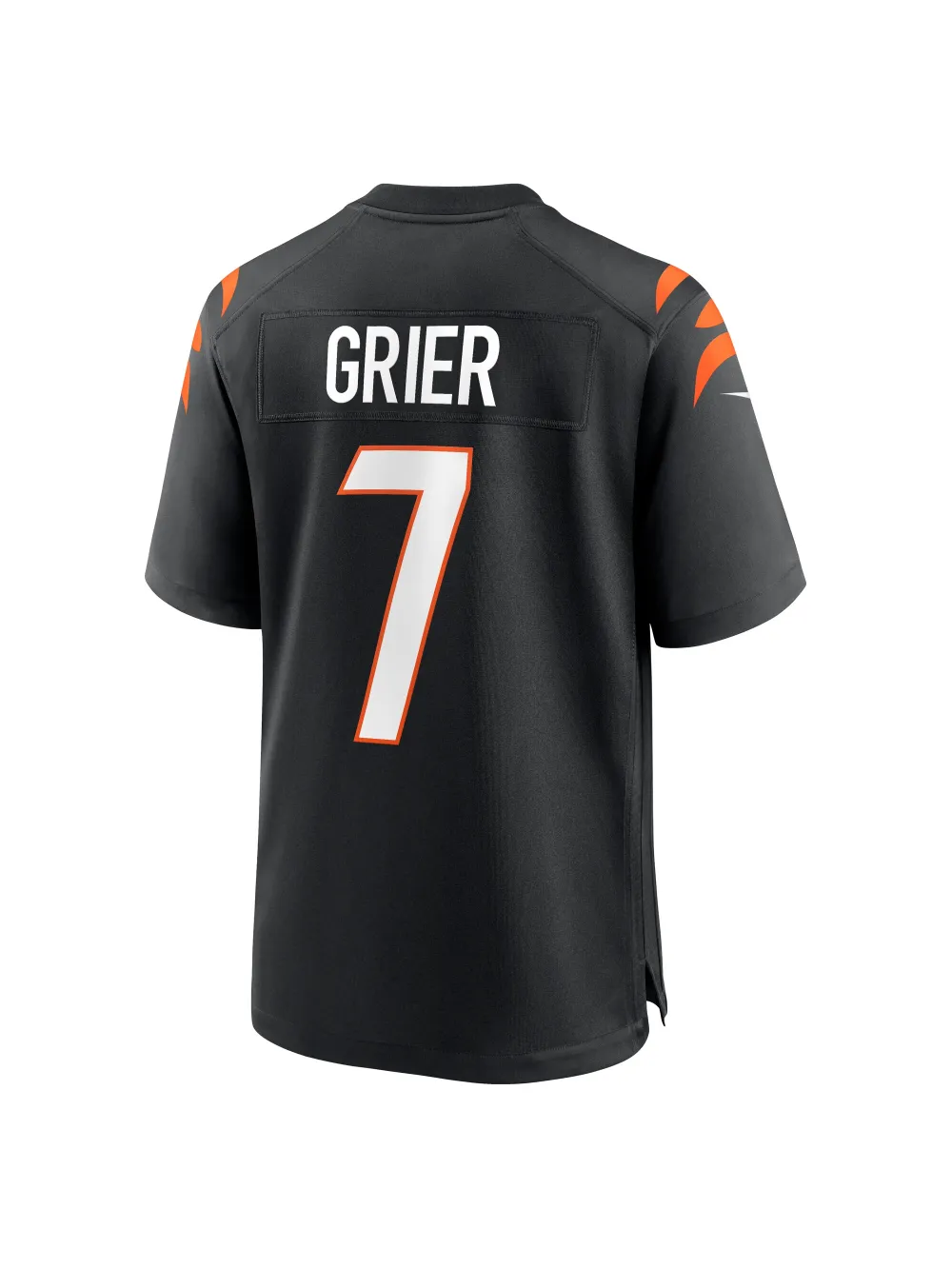 Men's Cincinnati Bengals Will Grier Nike Black Team Game Jersey