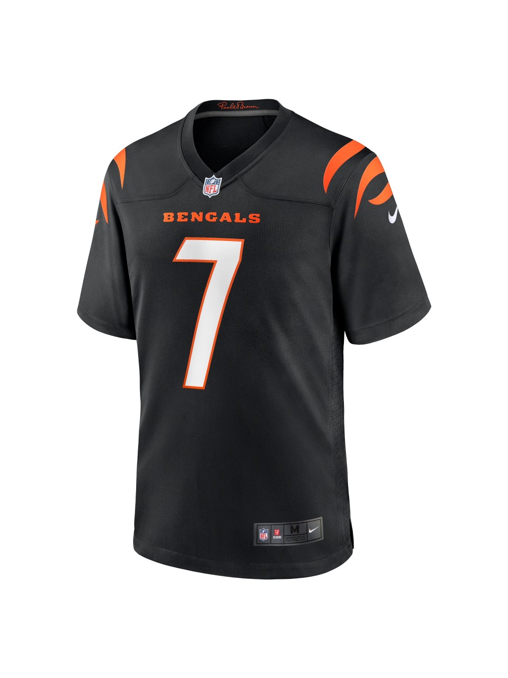 Men's Cincinnati Bengals Will Grier Nike Black Team Game Jersey