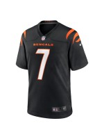 Men's Cincinnati Bengals Will Grier Nike Black Team Game Jersey