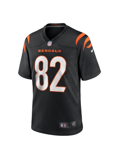 Men's Cincinnati Bengals Zach Gentry Nike Black Game Jersey 02