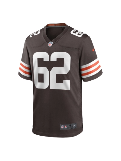 Men's Cleveland Browns Siaki Ika Nike Brown Team Game Jersey 02