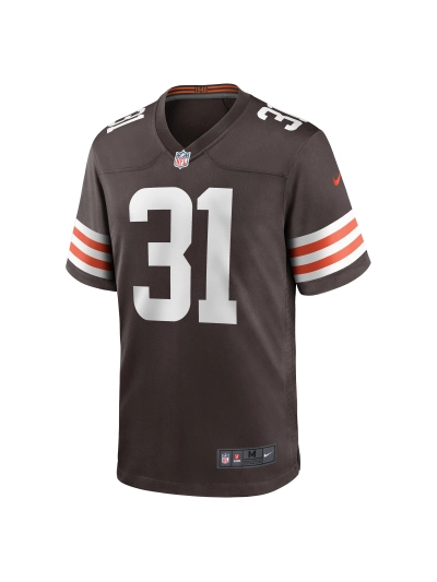 Men's Cleveland Browns Thomas Graham Jr. Nike Brown Team Game Jersey 02
