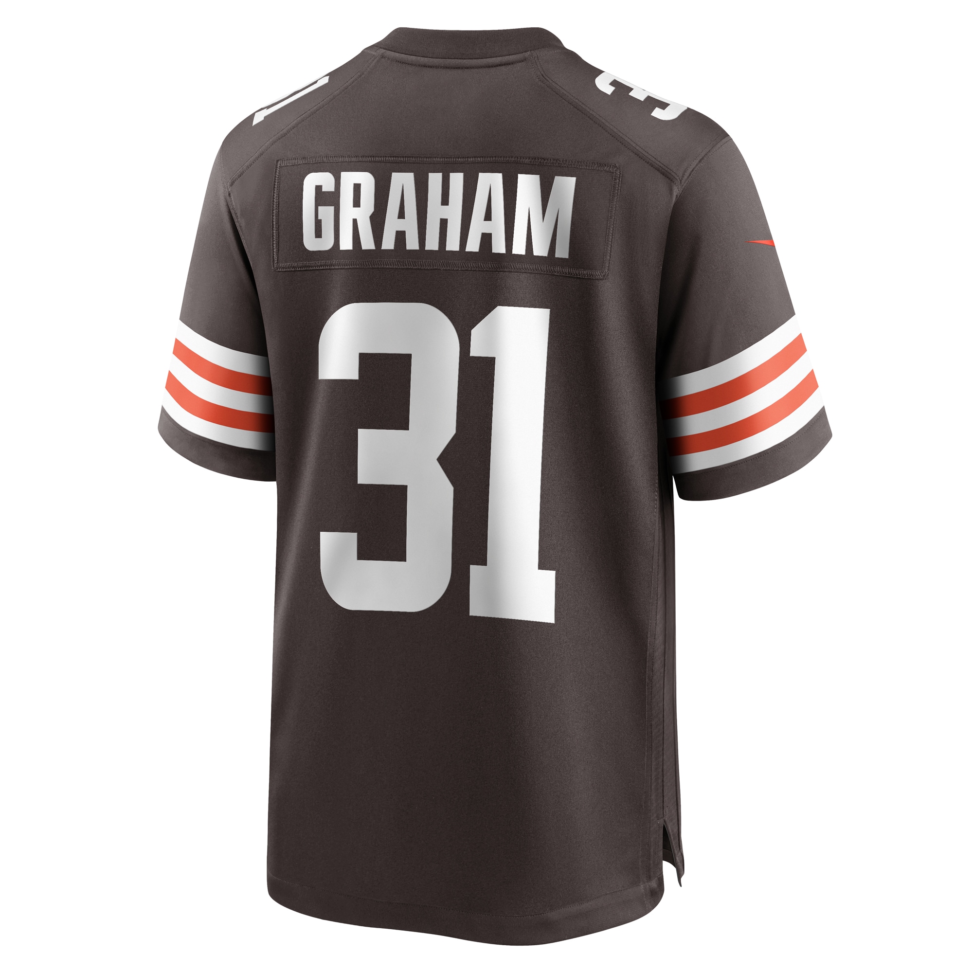 Men's Cleveland Browns Thomas Graham Jr. Nike Brown Team Game Jersey