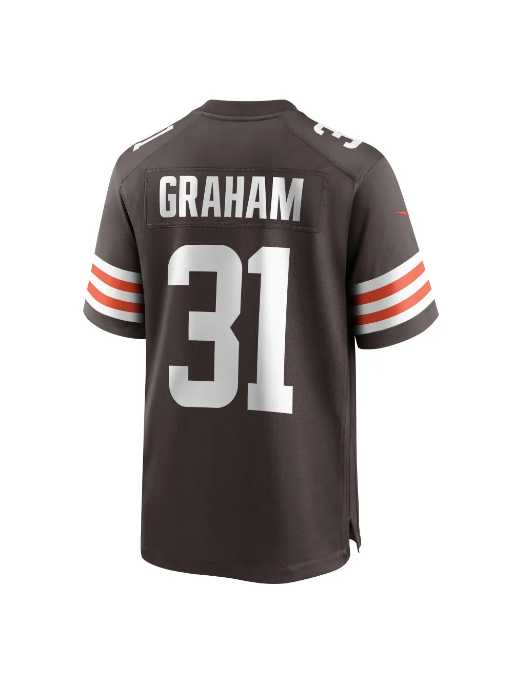 Men's Cleveland Browns Thomas Graham Jr. Nike Brown Team Game Jersey