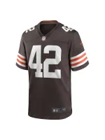Men's Cleveland Browns Tony Fields II Nike Brown Team Game Jersey