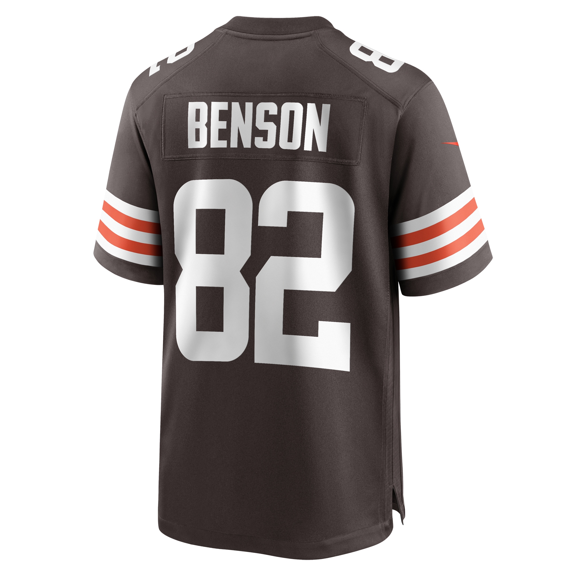 Men's Cleveland Browns Trinity Benson Nike Brown Team Game Jersey