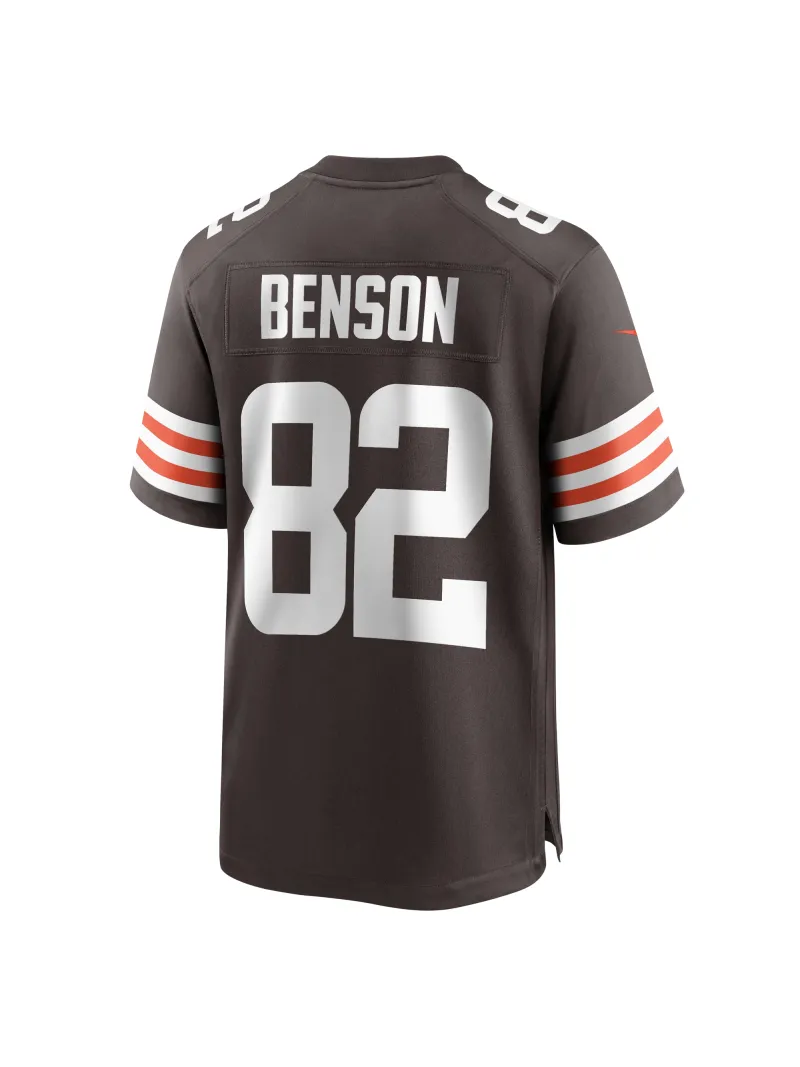 Men's Cleveland Browns Trinity Benson Nike Brown Team Game Jersey