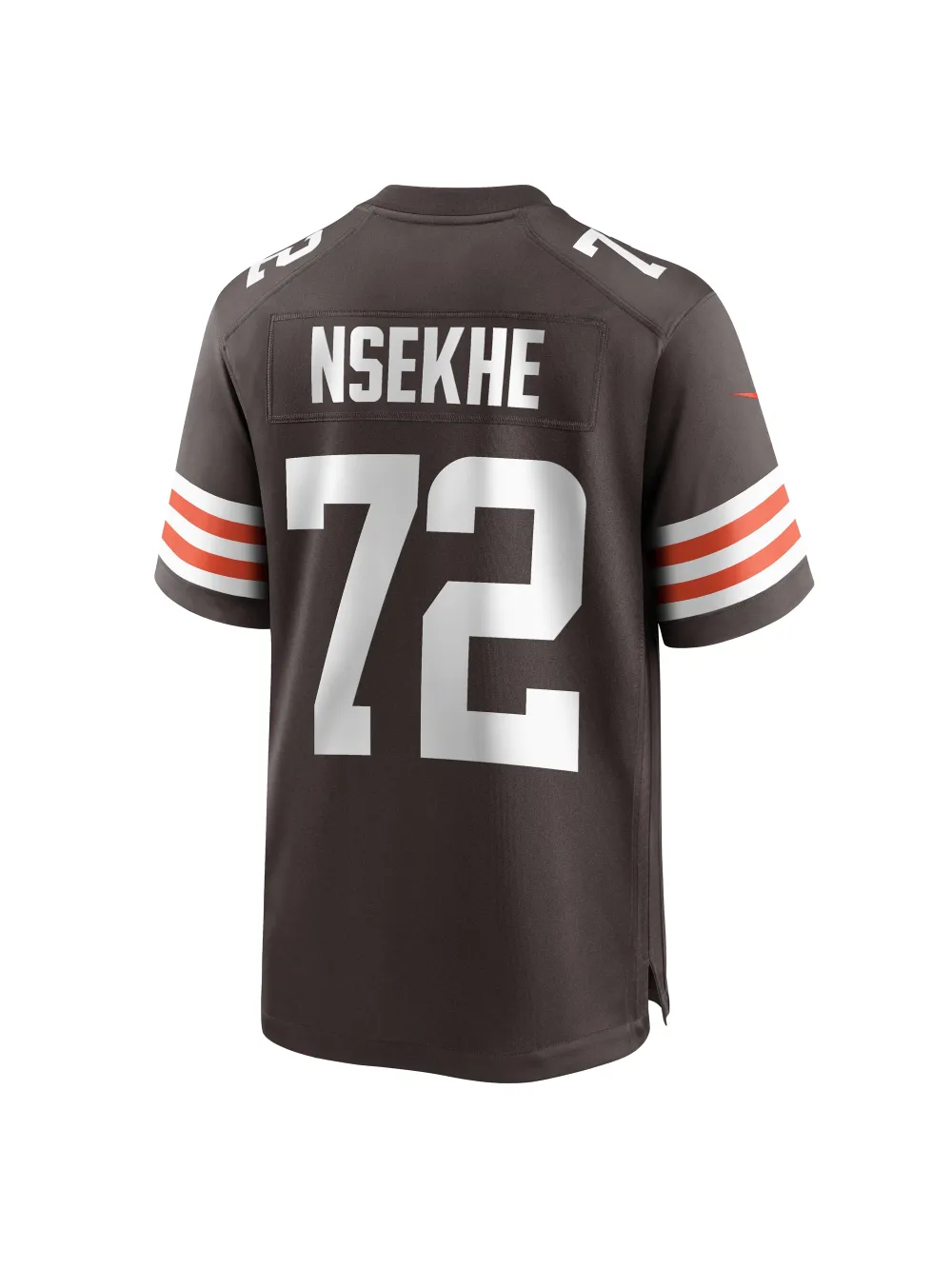 Men's Cleveland Browns Ty Nsekhe Nike Brown Game Jersey