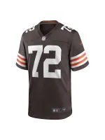 Men's Cleveland Browns Ty Nsekhe Nike Brown Game Jersey