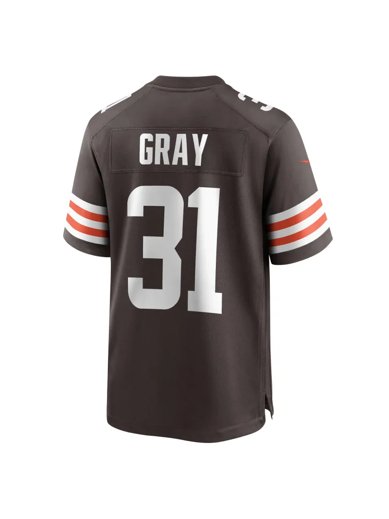 Men's Cleveland Browns Vincent Gray Nike Brown Team Game Jersey