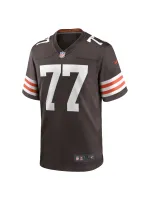 Men's Cleveland Browns Wyatt Teller Nike Brown Game Jersey