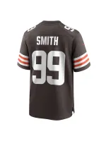 Men's Cleveland Browns Za'Darius Smith Nike Brown Team Game Jersey