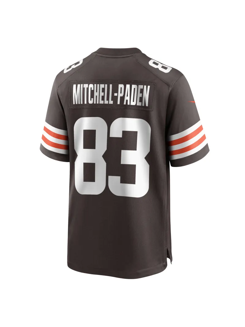 Men's Cleveland Browns Zaire Mitchell-Paden Nike Brown Team Game Jersey