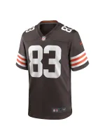 Men's Cleveland Browns Zaire Mitchell-Paden Nike Brown Team Game Jersey
