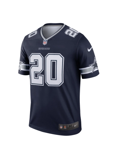 Men's Dallas Cowboys Tony Pollard Nike Navy Legend Player Jersey 02