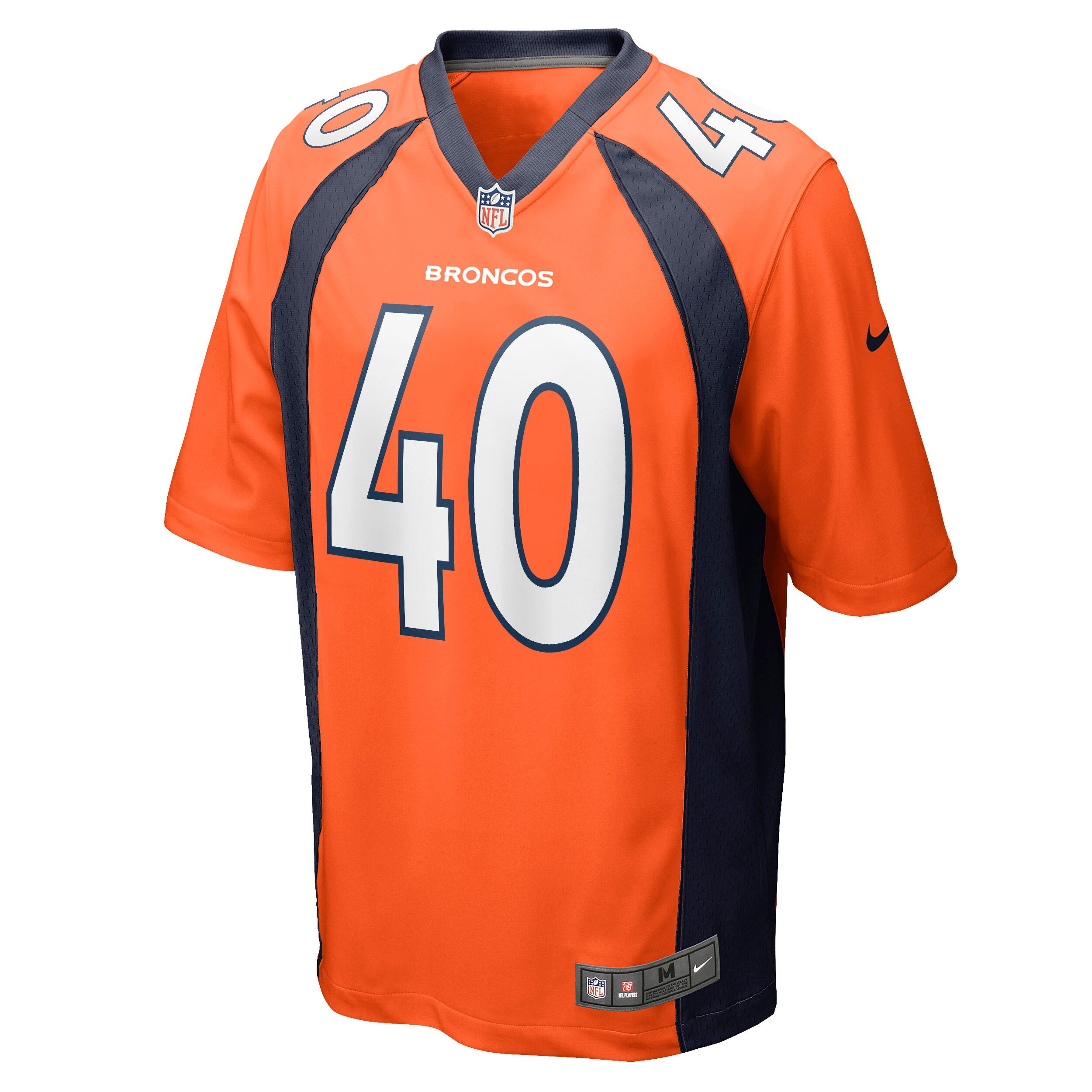 Men's Denver Broncos Keondre Coburn Nike Orange Game Jersey