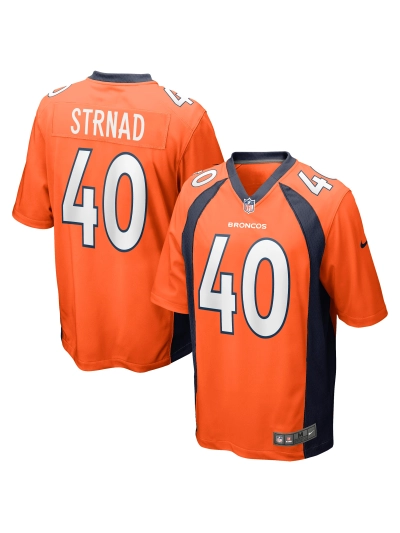 Men's Denver Broncos Keondre Coburn Nike Orange Game Jersey 01