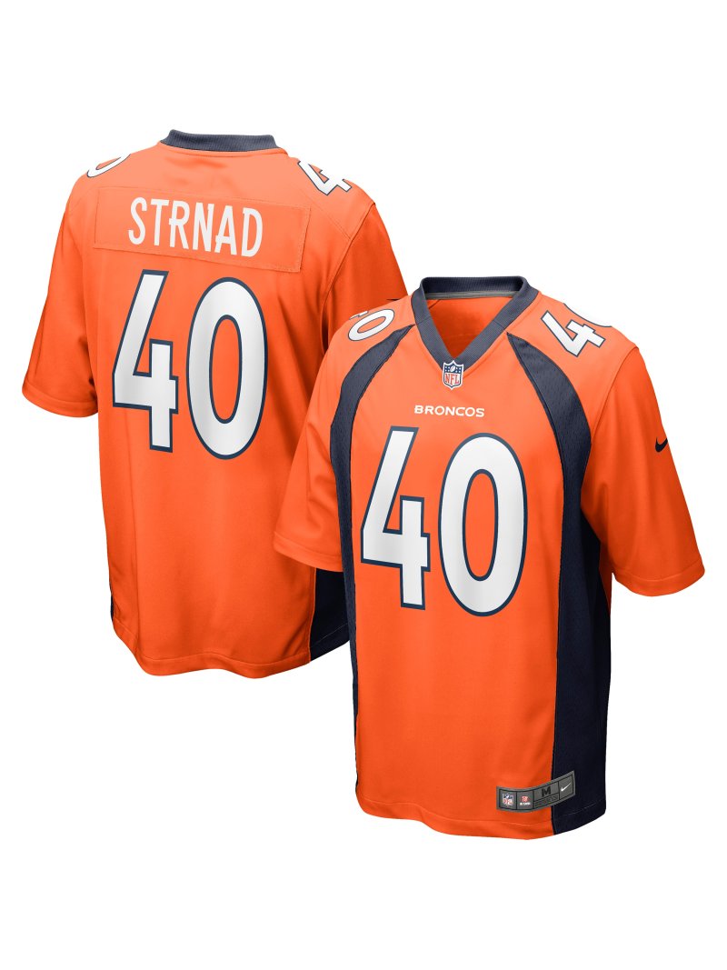 Men's Denver Broncos Keondre Coburn Nike Orange Game Jersey