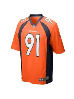Men's Denver Broncos Matt Henningsen Nike Orange Game Player Jersey