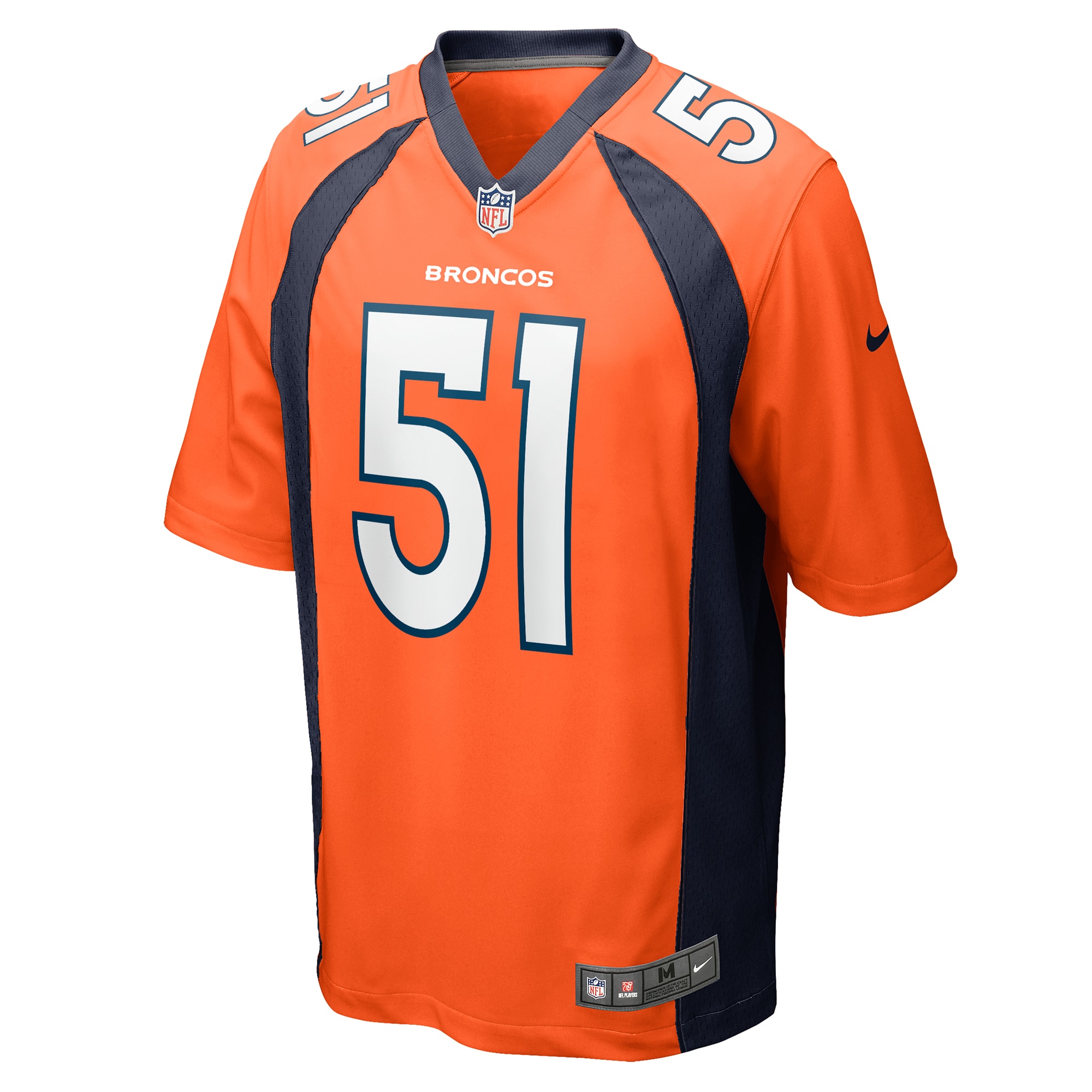 Men's Denver Broncos Ronnie Perkins Nike Orange Game Jersey