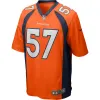 Men's Denver Broncos Tom Jackson Nike Orange Game Retired Player Jersey