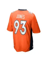 Men's Denver Broncos Troy Jones Nike Orange Game Jersey