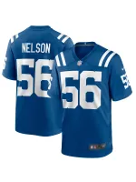  Men's Indianapolis Colts Quenton Nelson Nike Royal Player Game Jersey