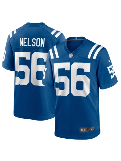  Men's Indianapolis Colts Quenton Nelson Nike Royal Player Game Jersey 01