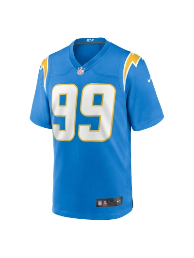  Men's Los Angeles Chargers Scott Matlock Nike Powder Blue Team Game Jersey 02